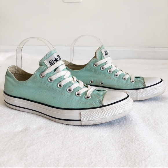 Converse Other - Converse All Star Unisex Mint Green Low Sneakers, size Men’s 7 / Women’s 9
